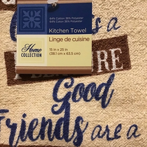 NWT Home Collection Kitchen Set Good Coffee Pleasure Good Friends are aTreasure - Picture 3 of 5